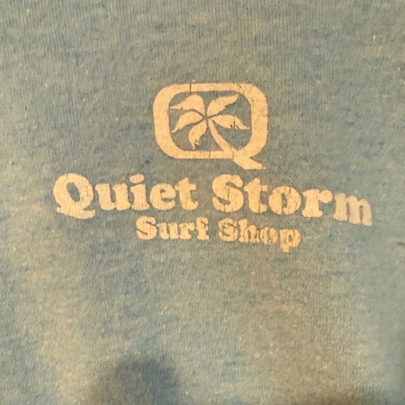 Quiet Storm Surf Shop Blue Tee - Picture 2 of 7